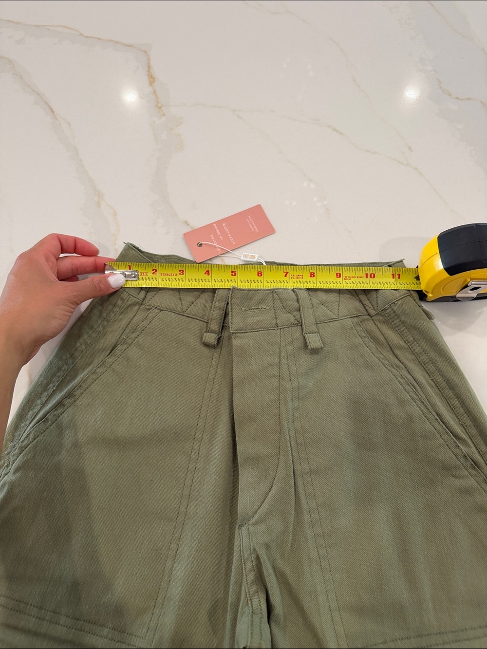 NWT miss Lola olive green cargo pants size S - Picture 6 of 8